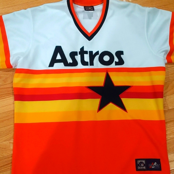 Majestic Other - EUC Majestic Cooperstown Collection Houston Astros Throwback Jersey - Size XL